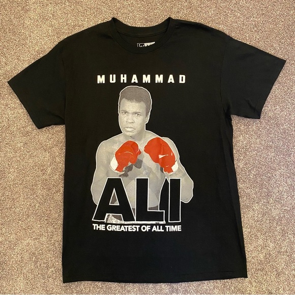 Muhammad Ali Men's Black T-Shirt The Greatest of All Time Graphic Size XL - NWOT - Picture 2 of 8